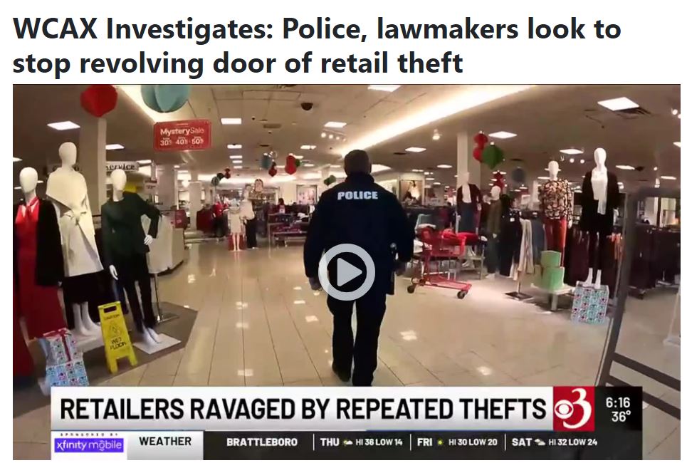 WCAX Retail Theft Investigates
